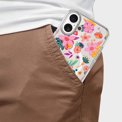 iPhone 16 Case With MagSafe - Spring Flower