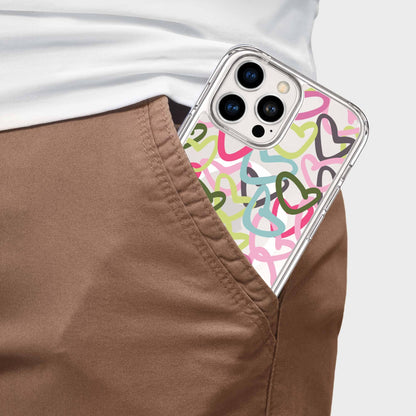 iPhone 16 Pro Clear Case - Graffiti Design