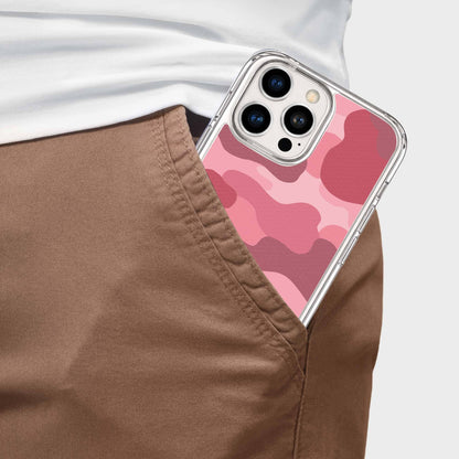 MagSafe iPhone 16 Pro Pink Camo Case