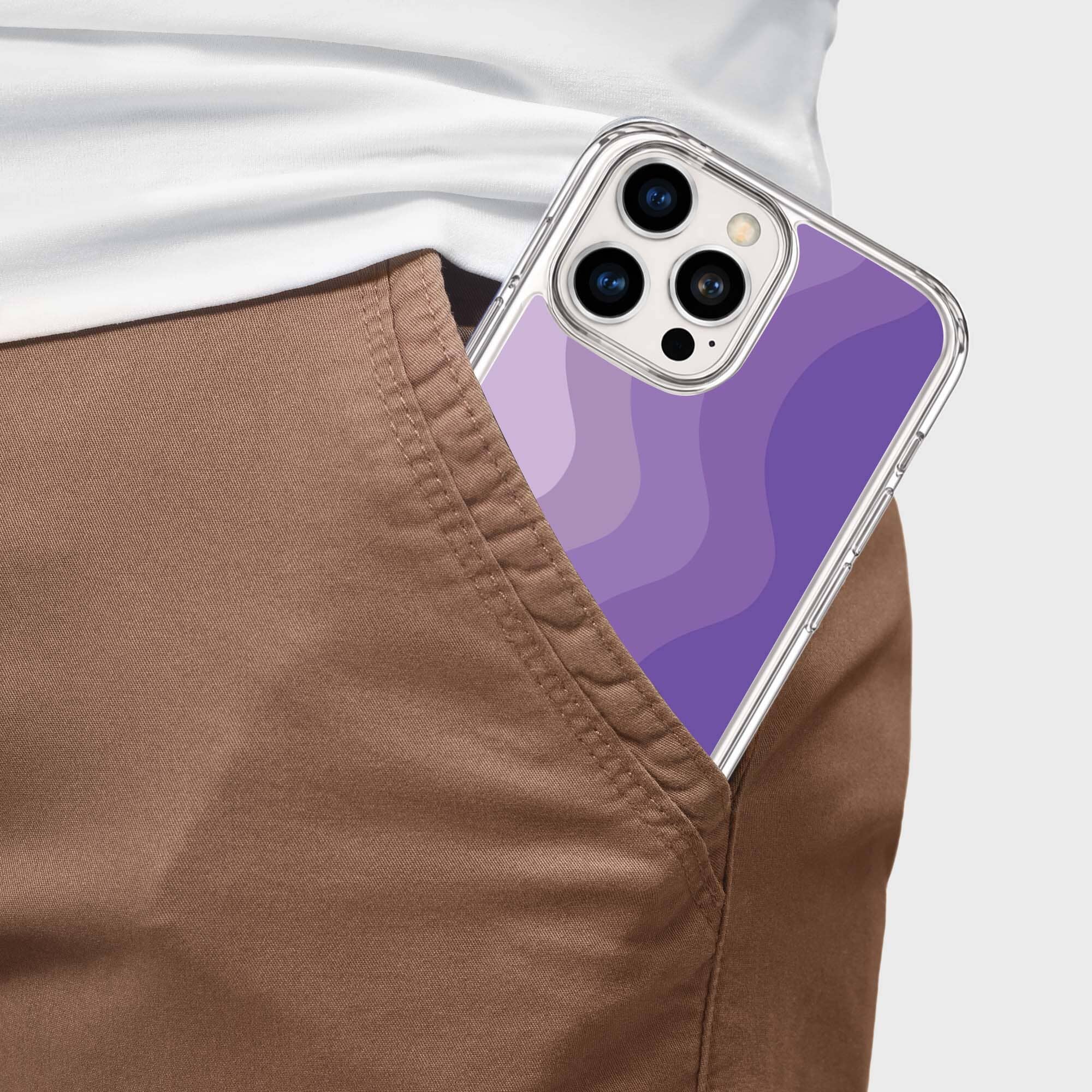 iPhone 16 Pro Case With MagSafe - Purple Wave