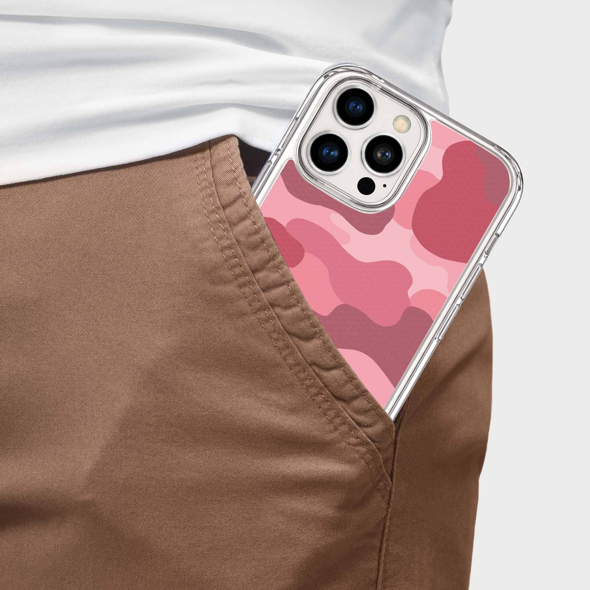 MagSafe iPhone 16 Pro Max Pink Camo Case
