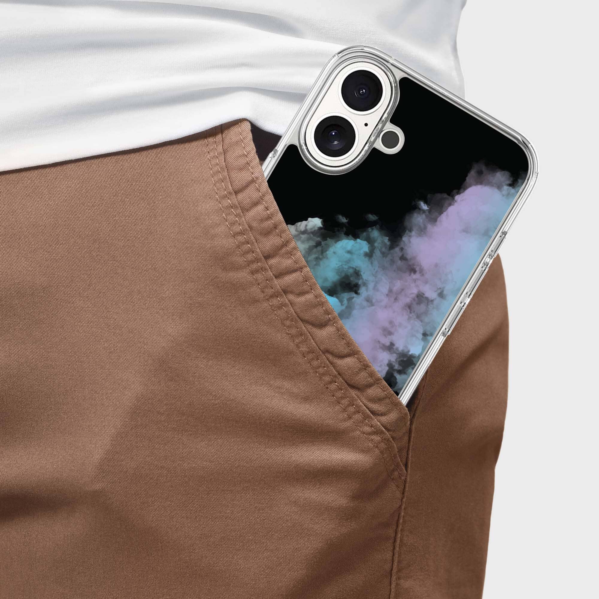iPhone 16 Case With MagSafe - Rainbow Cloud