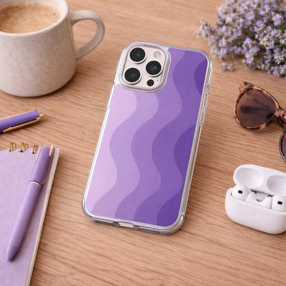 iPhone 16 Pro Case With MagSafe - Purple Wave