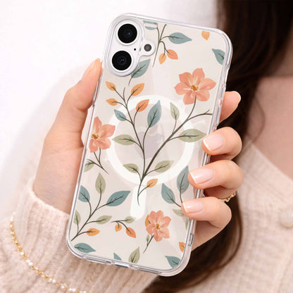 MagSafe iPhone 16 Easter Floral Clear Case