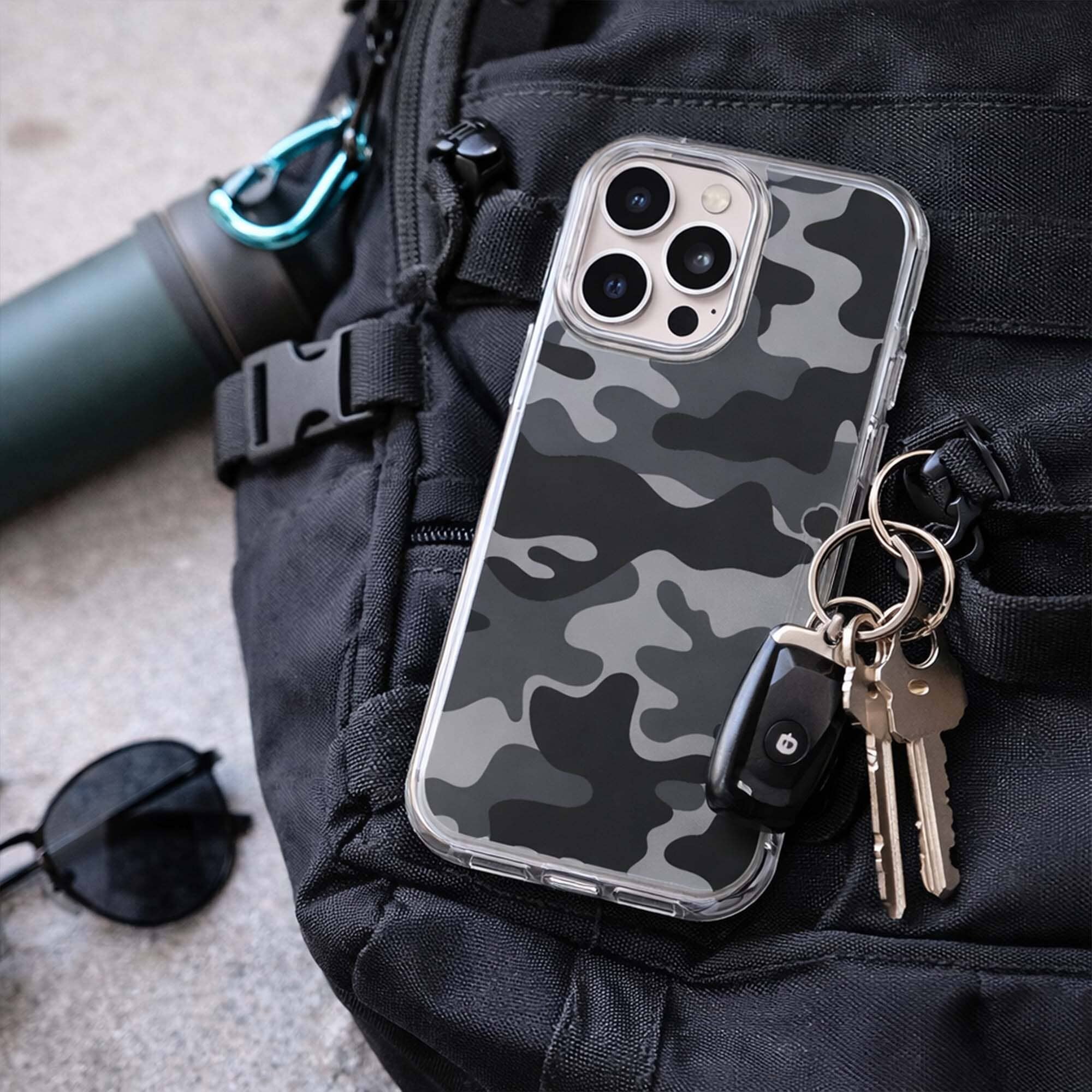 iPhone 16 Pro Max Case With MagSafe - Black Camo