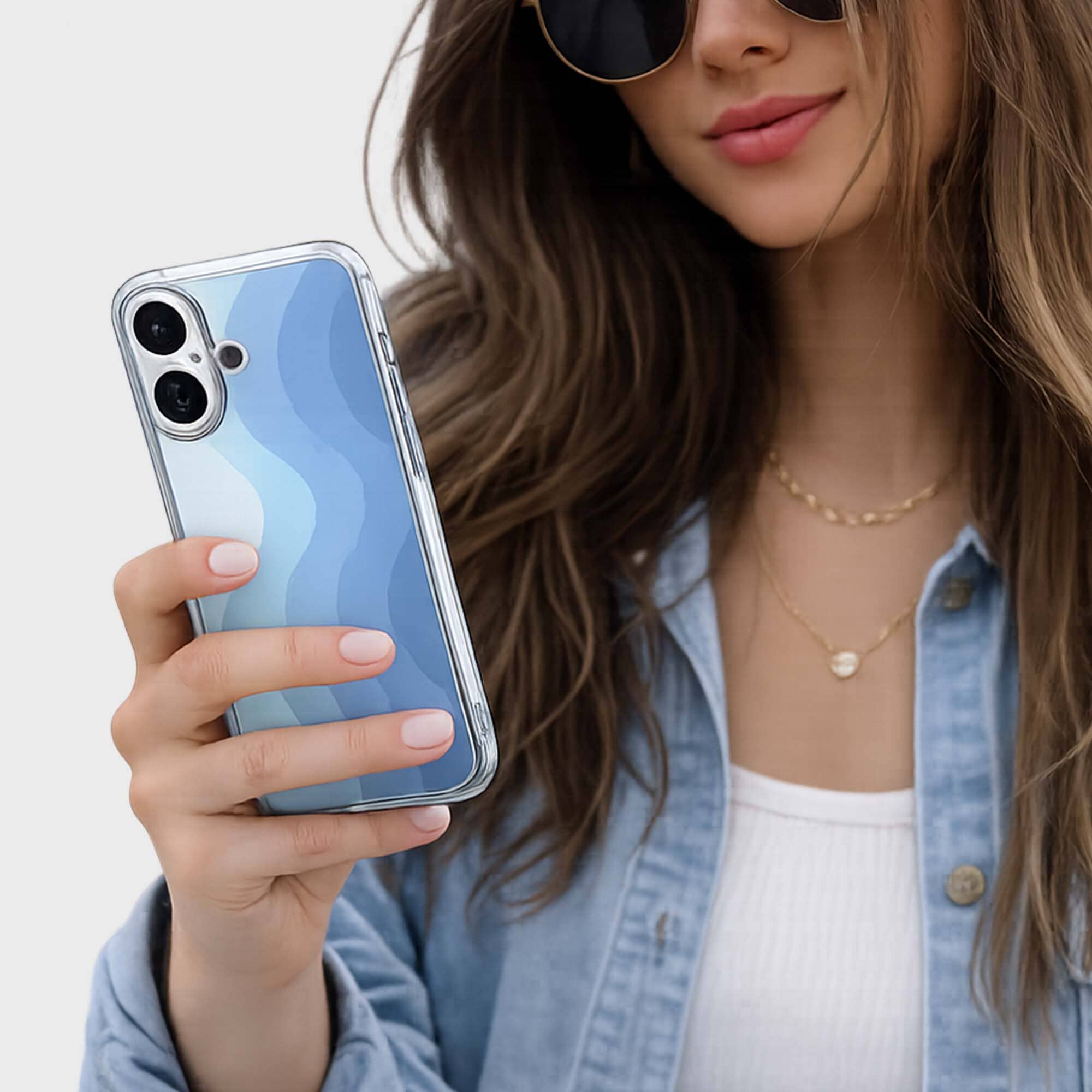 iPhone 16 Case With MagSafe - Blue Wave
