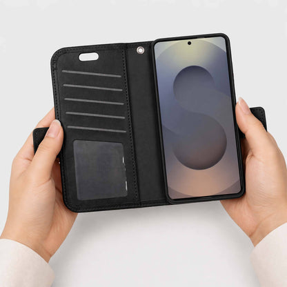 Samsung Galaxy S26 Leather Wallet Case With MagSafe | RFID Blocking + 5 Card Slots