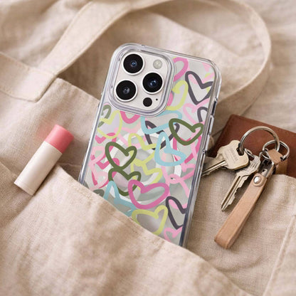 iPhone 16 Pro Clear Case - Graffiti Design