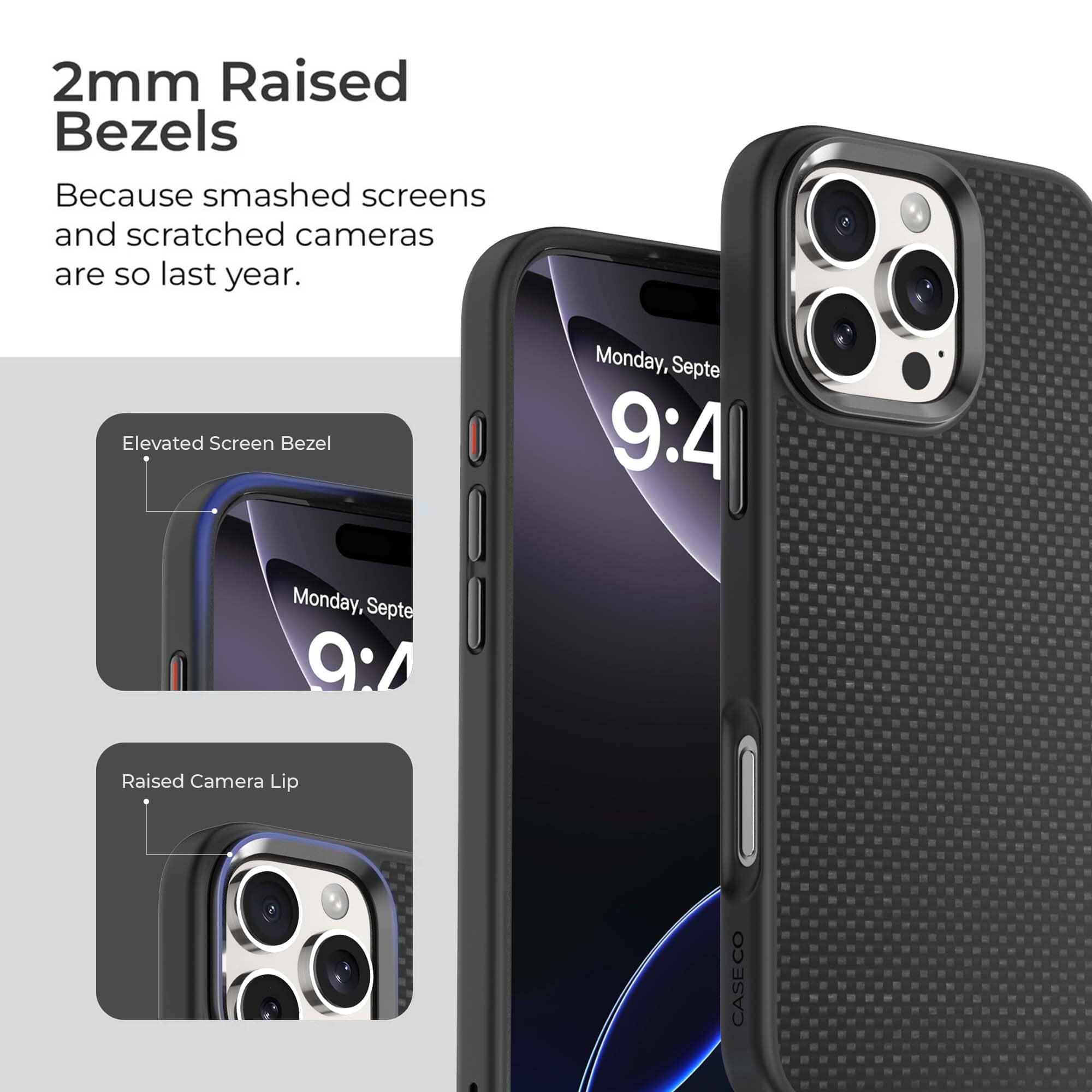 iPhone 16 Aramid Fiber Weave Pattern Case