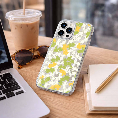 iPhone 16 Pro Max Clear Case - Yellow Dandelion Design