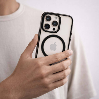 iPhone 16 Pro Anti Yellow Clear Case with Camera Kickstand