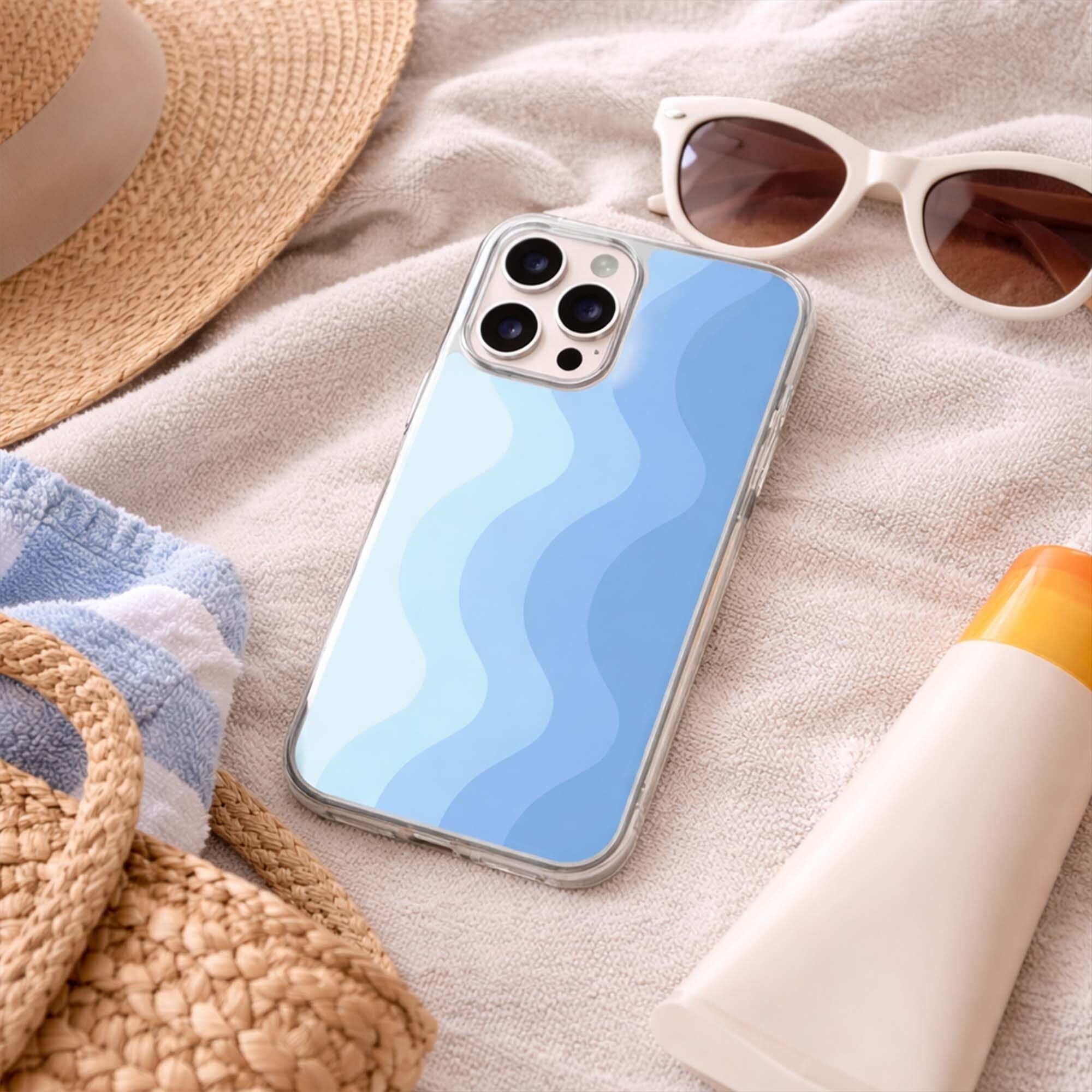 iPhone 16 Pro Case With MagSafe - Blue Wave