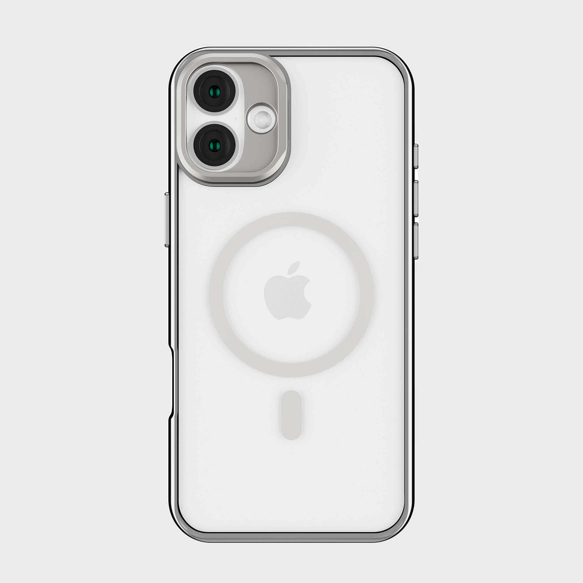 iPhone 16 Anti Yellow Clear Case with Camera Kickstand