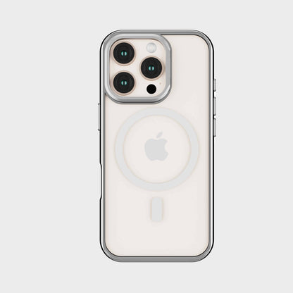 iPhone 16 Pro Anti Yellow Clear Case with Camera Kickstand