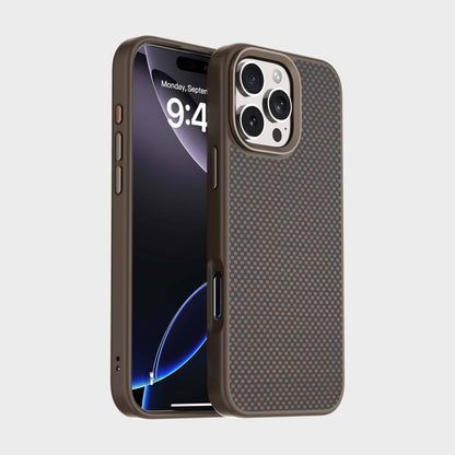 iPhone 16 Aramid Fiber Weave Pattern Case