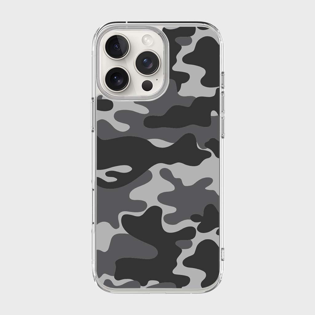 iPhone 15 Pro Case With MagSafe - Black Camo