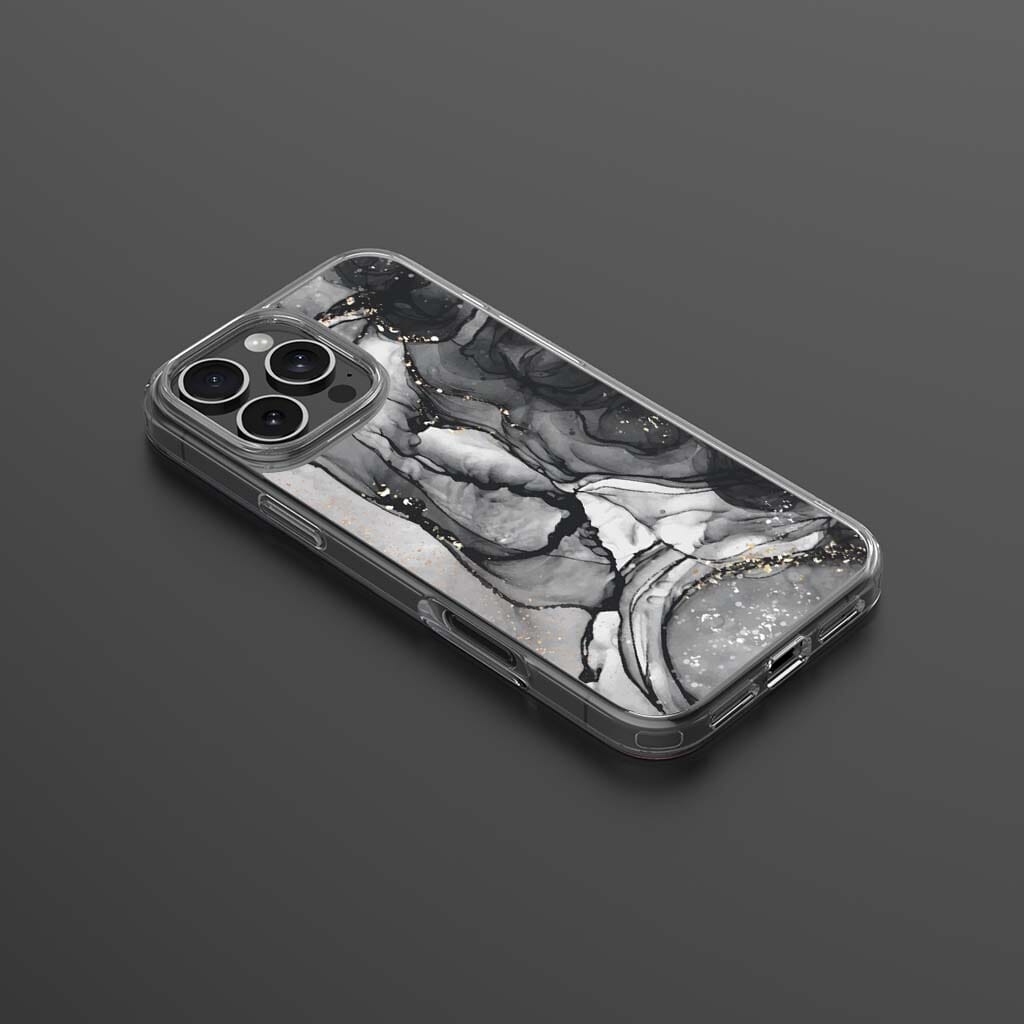 iPhone 16 Pro Case With MagSafe - Black Marble