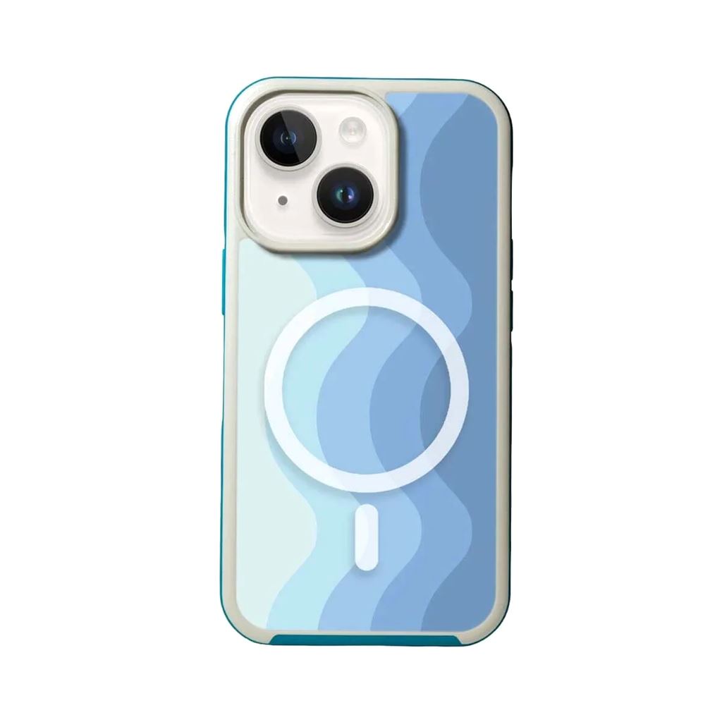 MagSafe iPhone 14 Blue Wave Case
