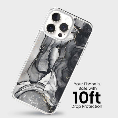 iPhone 16 Pro Case With MagSafe - Black Marble