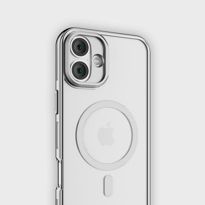 iPhone 16 Anti Yellow Clear Case with Camera Kickstand