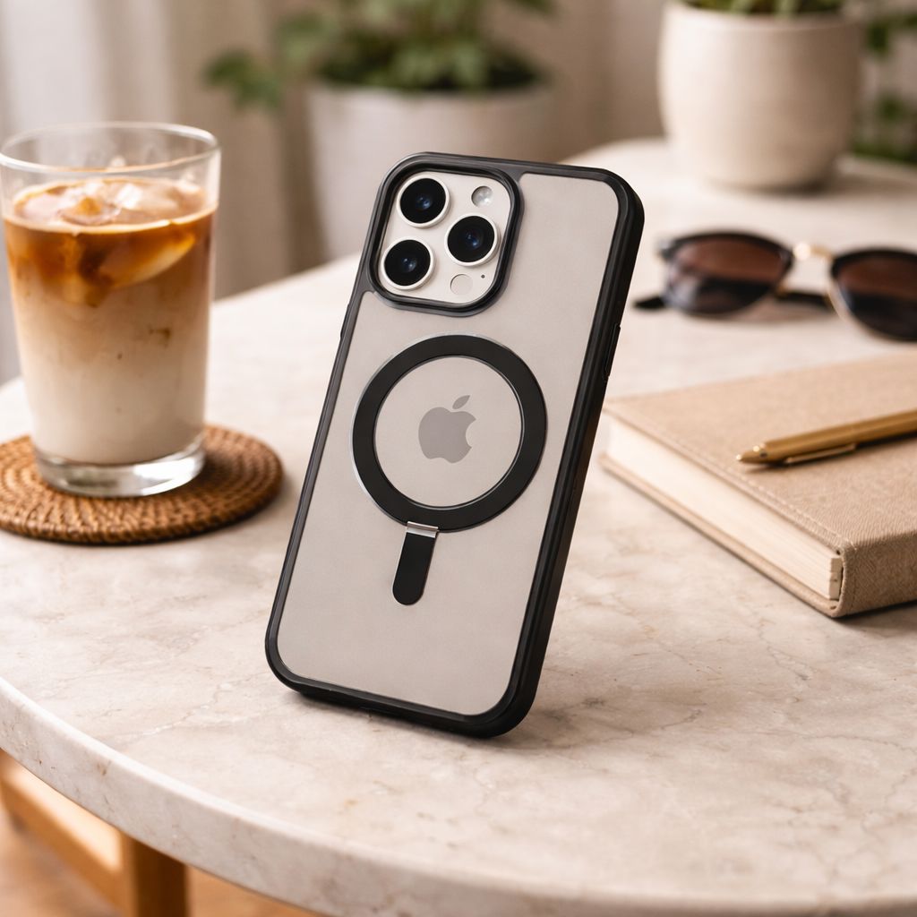 iPhone 16 Pro Frost Case with 360 MagSafe Kickstand