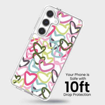 Samsung Galaxy S25 Clear Case - Graffiti Design