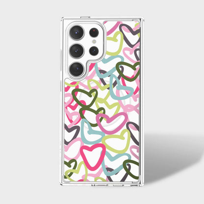 Samsung Galaxy S25 Ultra Clear Case - Graffiti Design