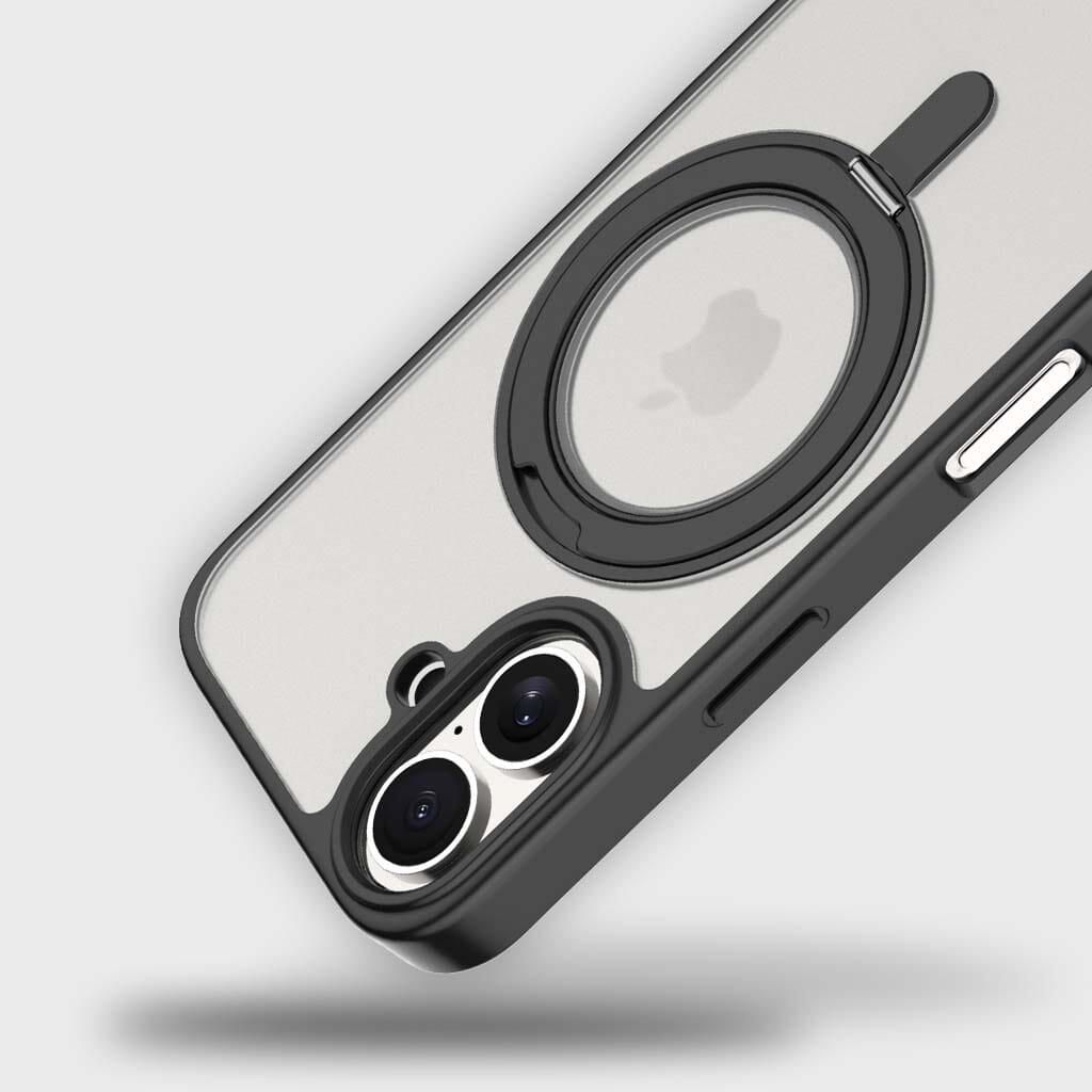 iPhone 16 Frost Case with 360 MagSafe Kickstand