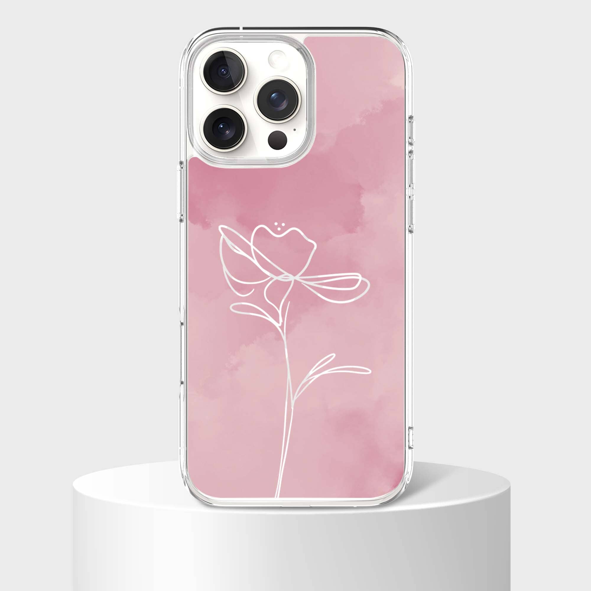 iPhone 16 Pro Max Case With MagSafe - Pink Flower – Caseco Inc