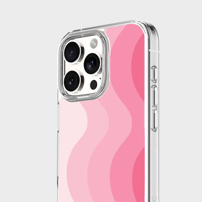 MagSafe iPhone 16 Pro Pink Wave Case