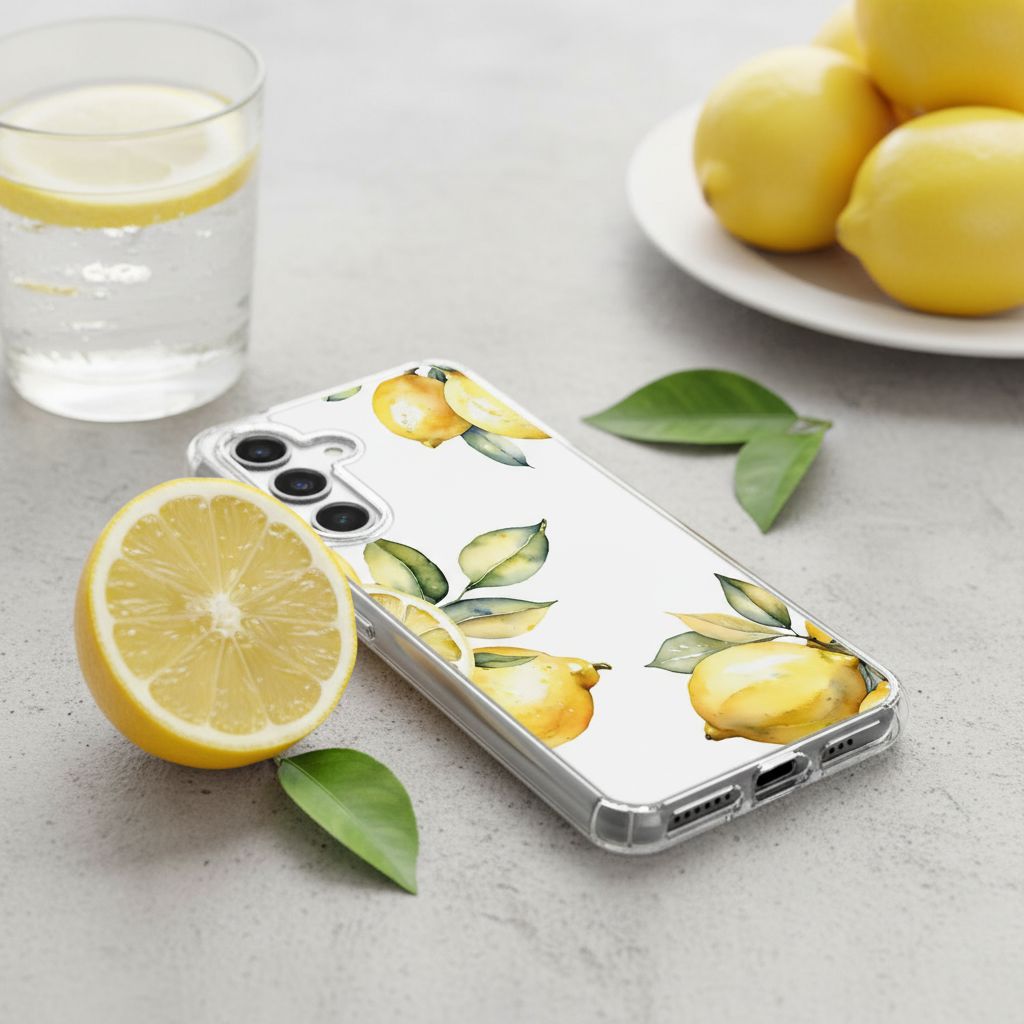 Samsung Galaxy S25 Lemons Clear Case