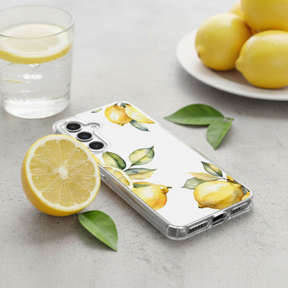Samsung Galaxy S25 Lemons Clear Case