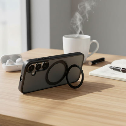 Samsung Galaxy S25 Hybrid Case With Built-in MagSafe Ring Holder