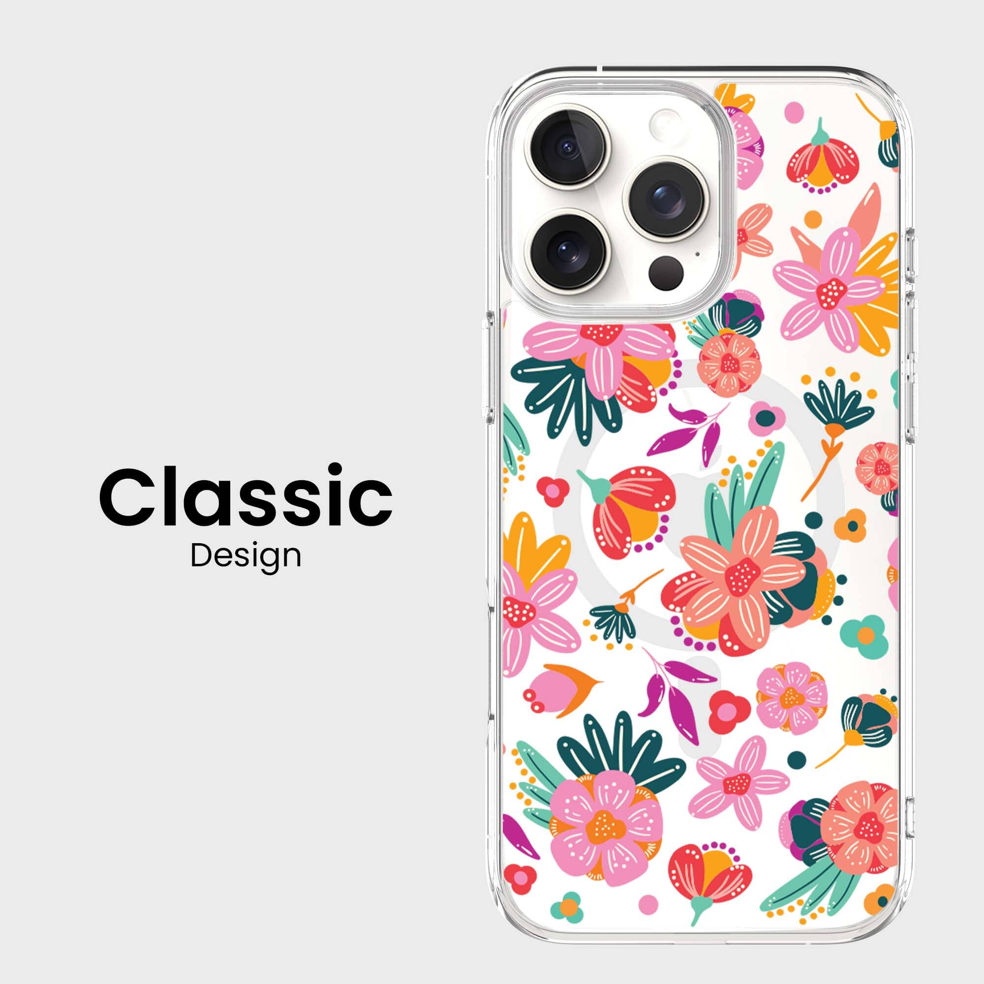 iPhone 16 Pro Max Case With MagSafe - Spring Flower