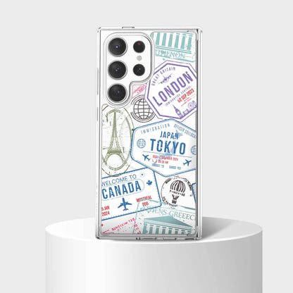 Samsung Galaxy S24 Ultra Clear Case - Study Abroad