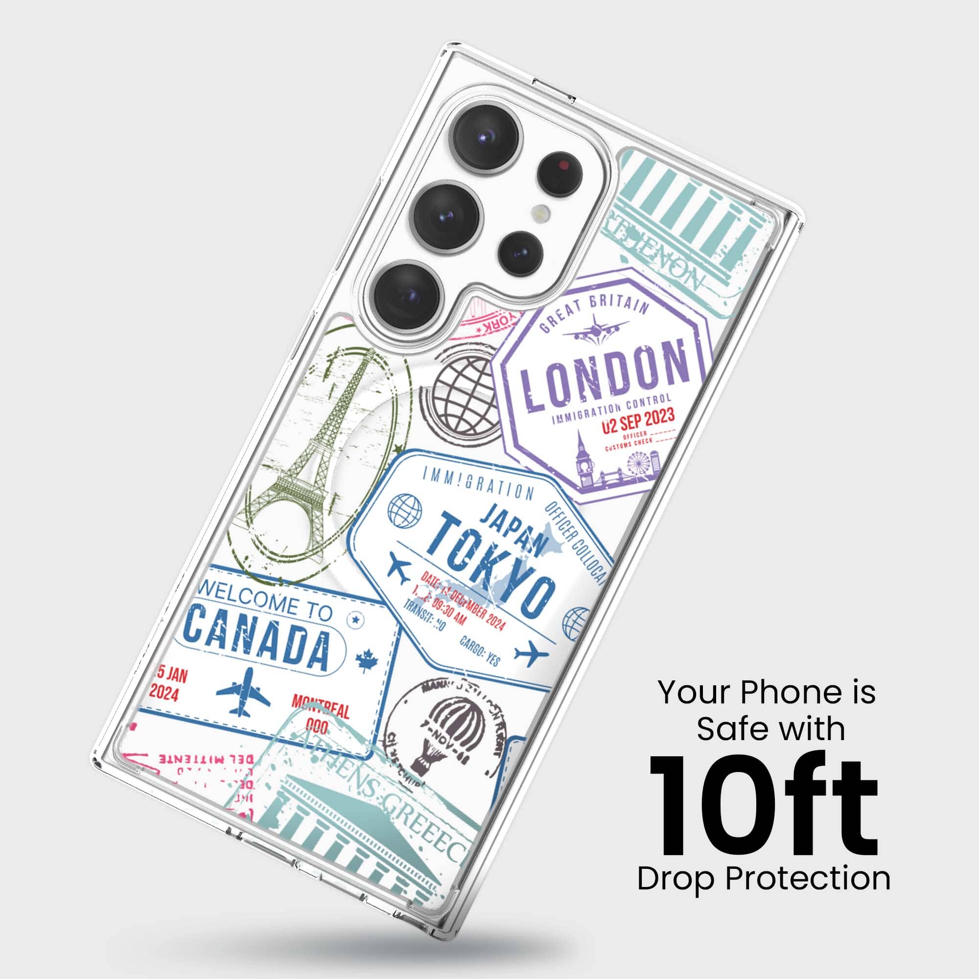 Samsung Galaxy S25 Ultra Clear Case - Study Abroad