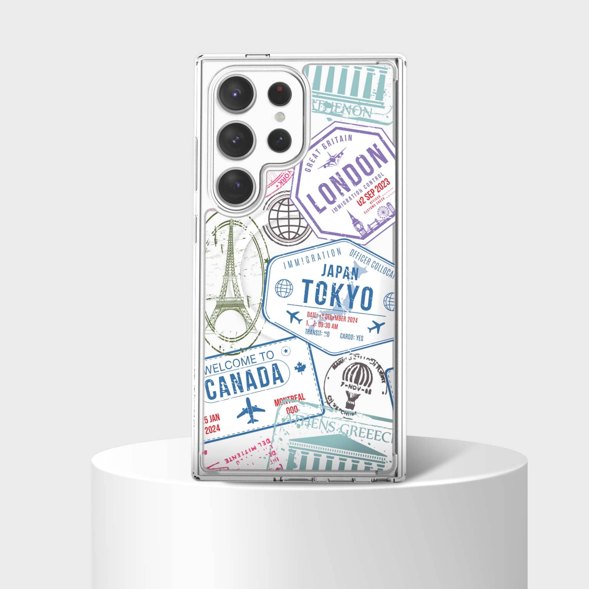 Samsung Galaxy S25 Ultra Clear Case - Study Abroad – Caseco Inc