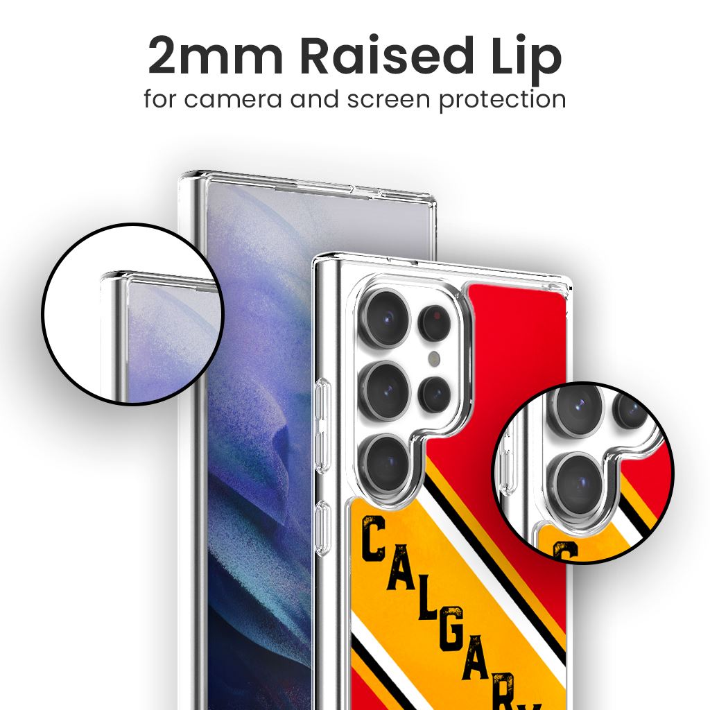 Samsung Galaxy S24 Ultra Calgary Design Clear Case