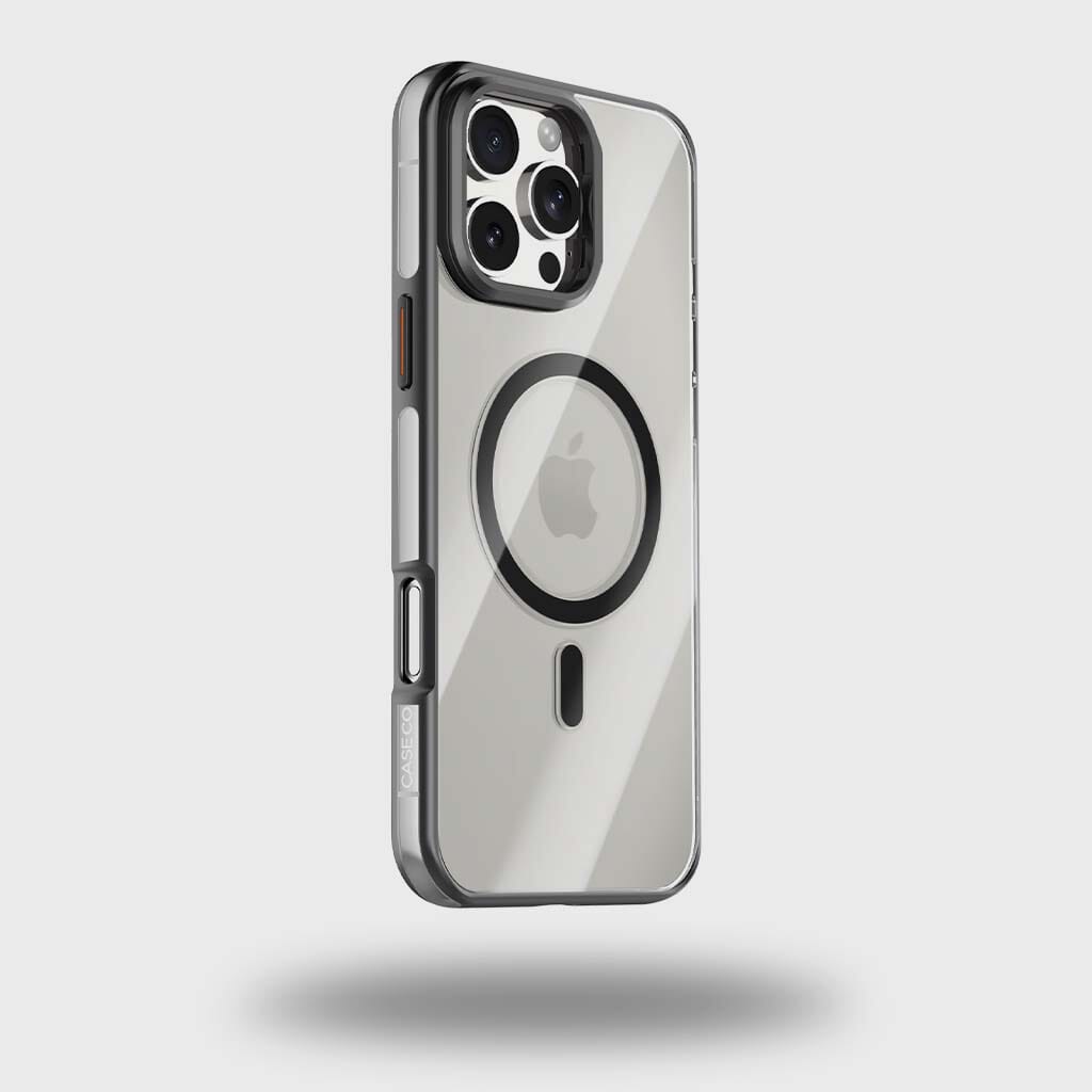 iPhone 16 Pro Anti Yellow Clear Case with Camera Kickstand