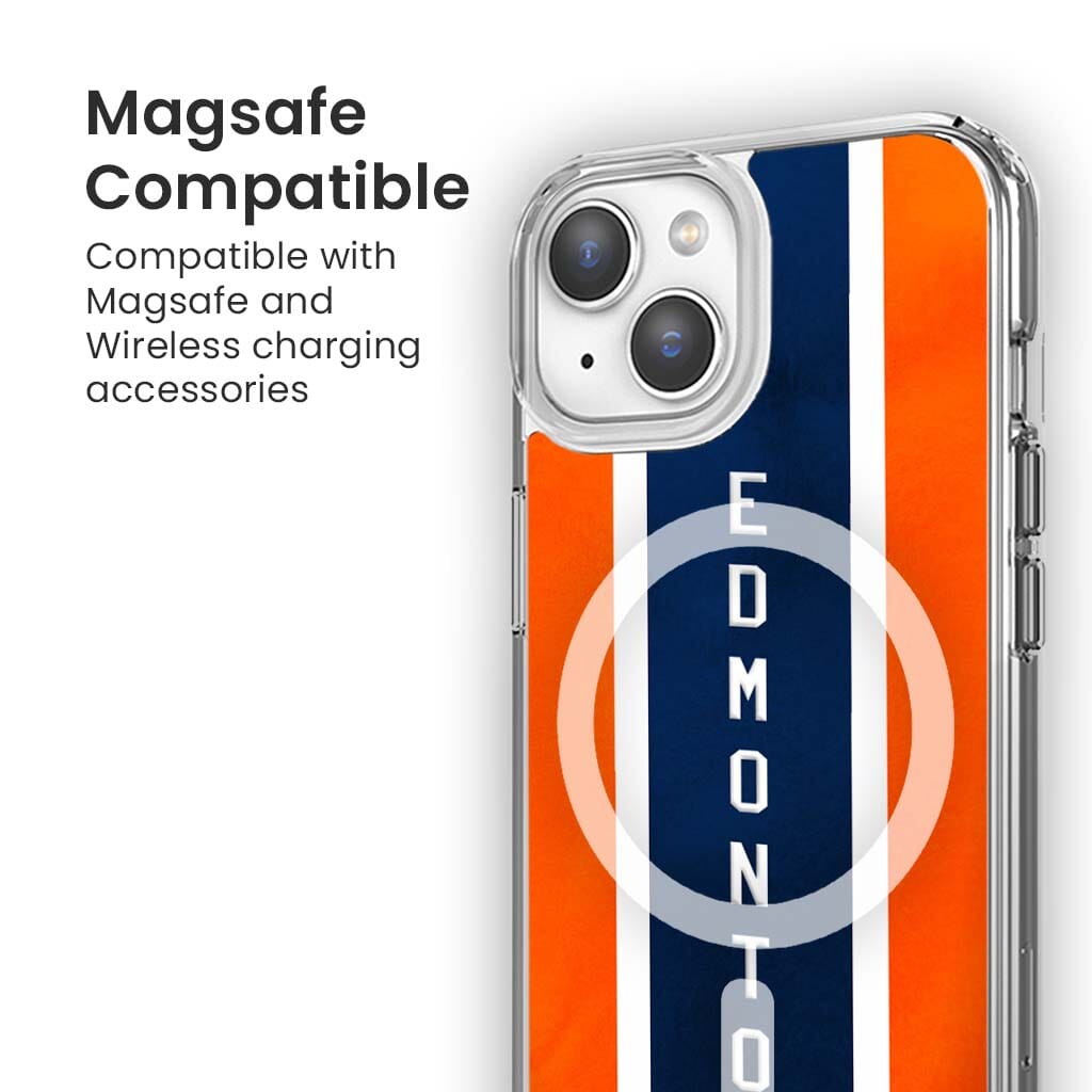 MagSafe iPhone 14 Edmonton Design Clear Case