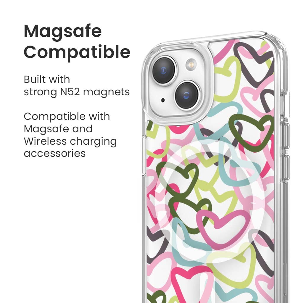 iPhone 15 Clear Case - Graffiti Design