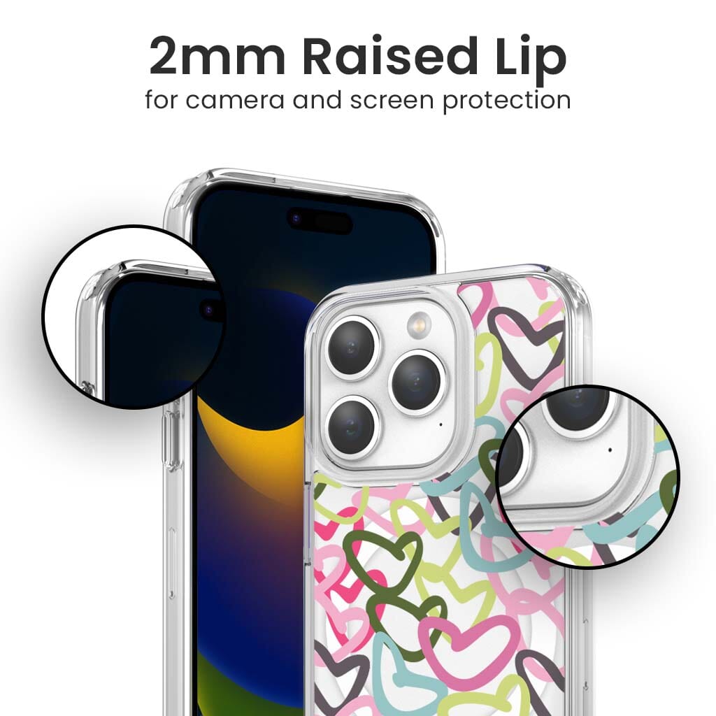 iPhone 15 Pro Max Clear Case - Graffiti Design