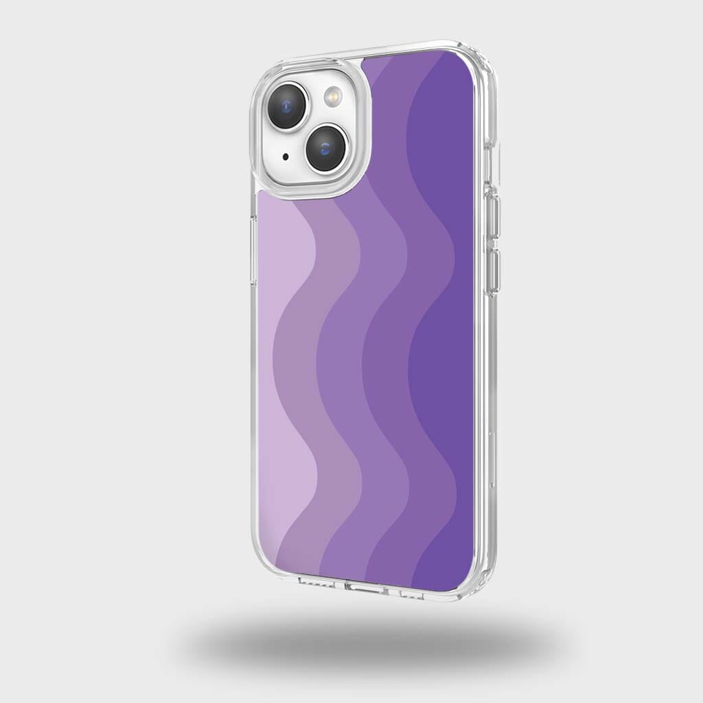 iPhone 15 Case With MagSafe - Purple Wave