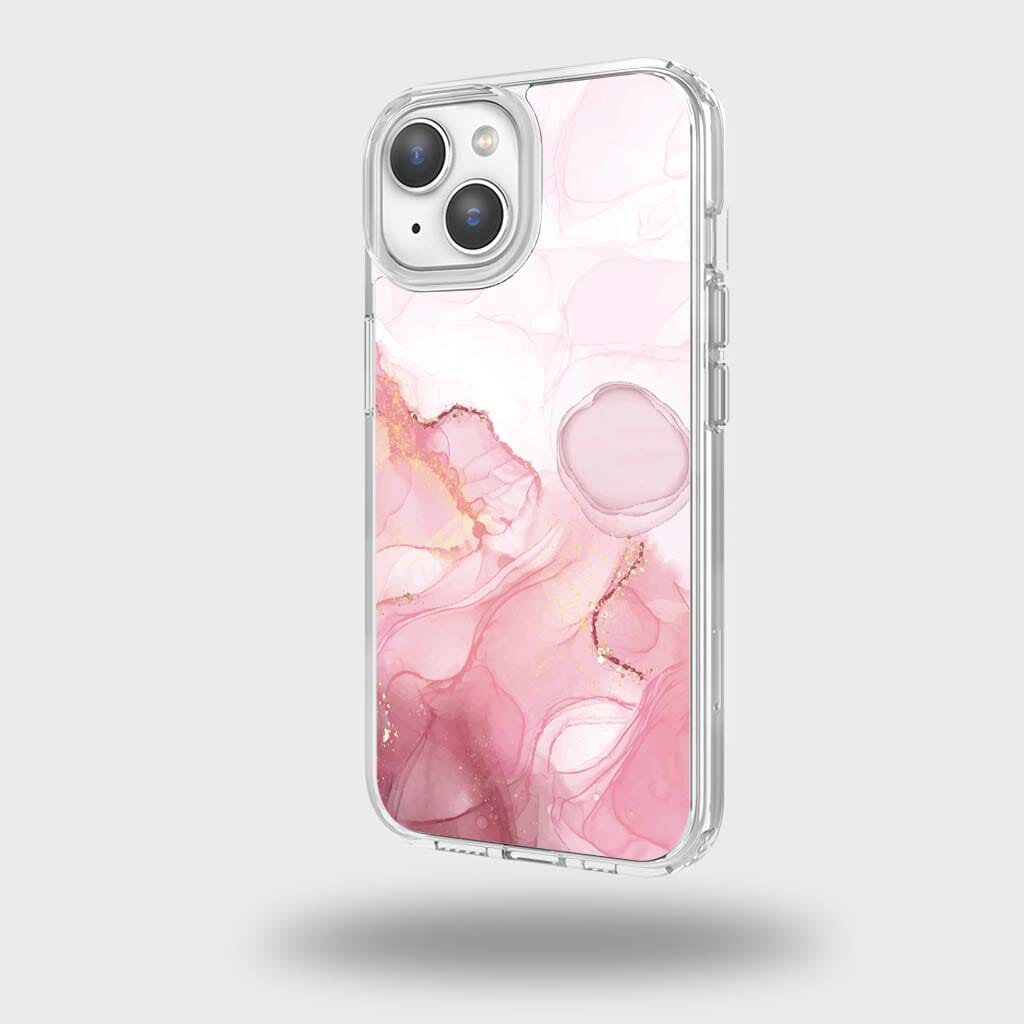 iPhone 15 Case With MagSafe - Pink Marble