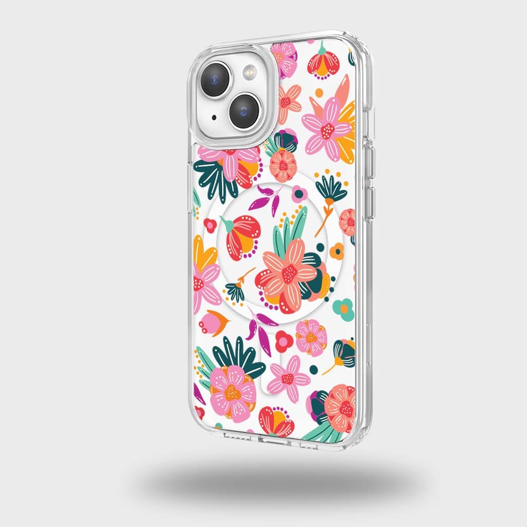 iPhone 15 Case With MagSafe - Spring Flower