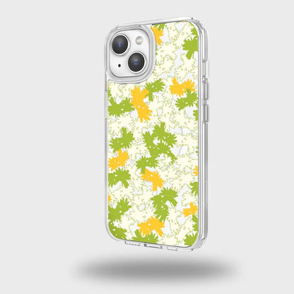 iPhone 16e Clear Case - Yellow Dandelion Design