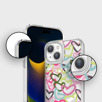 iPhone 15 Clear Case - Graffiti Design