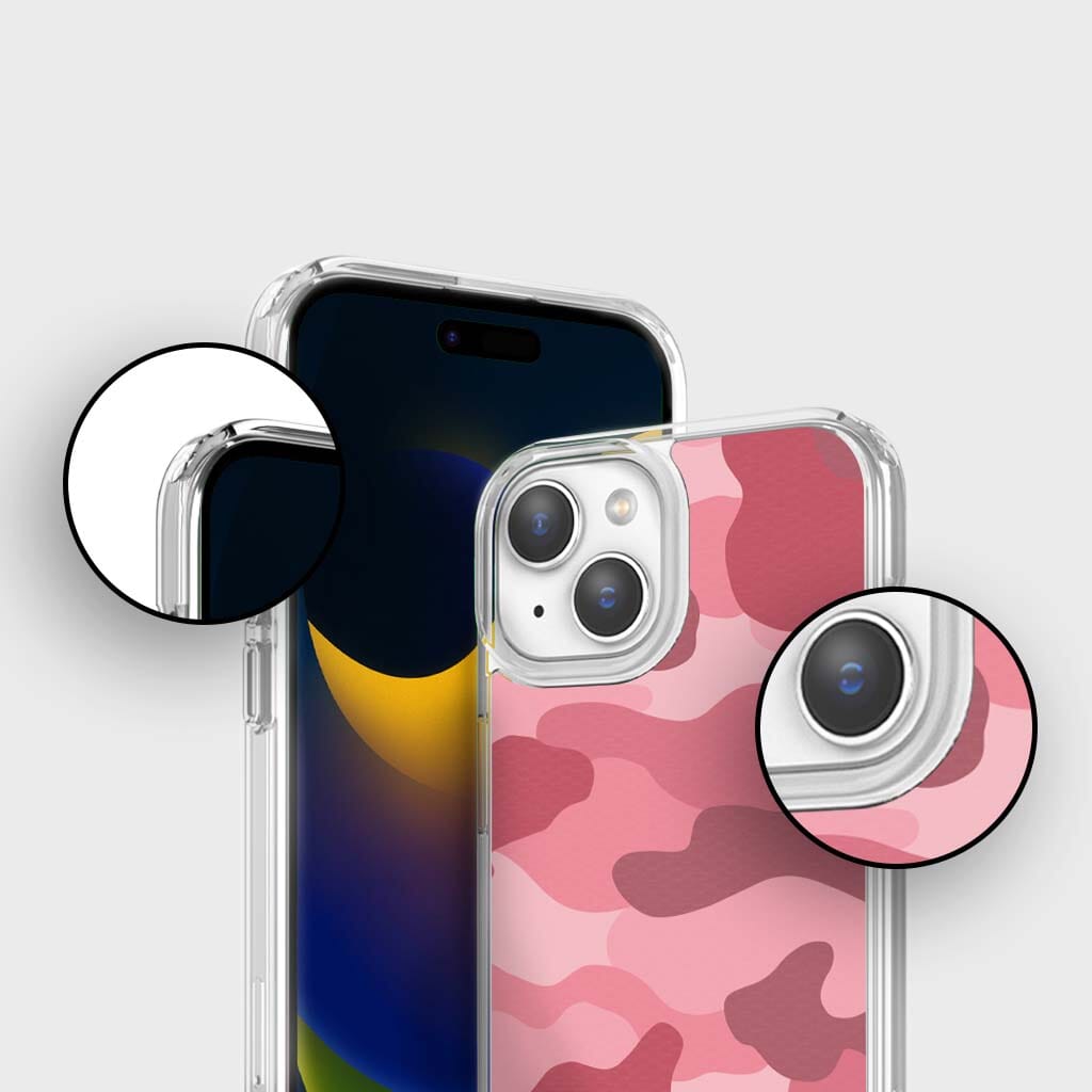 MagSafe iPhone 14 Pink Camo Case