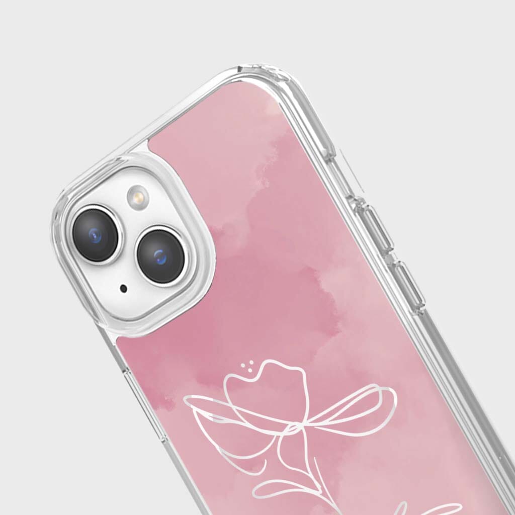 MagSafe iPhone 13 Pink Flower Case