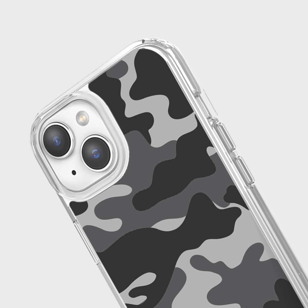 iPhone 15 Case With MagSafe - Black Camo